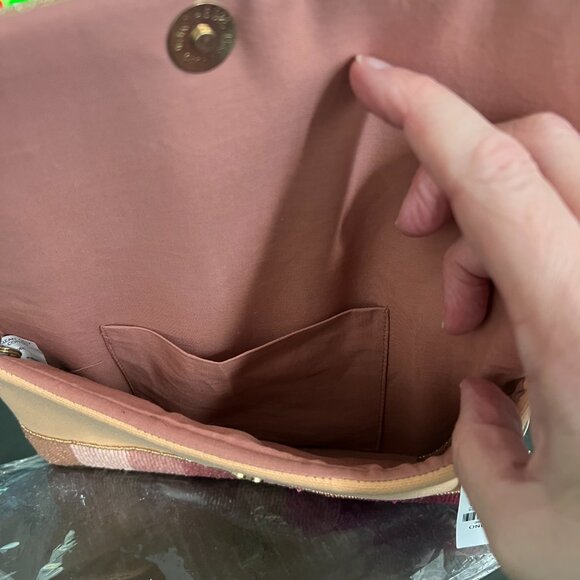 Rose All Day beaded Clutch NY&CO NWT - Picture 3 of 6